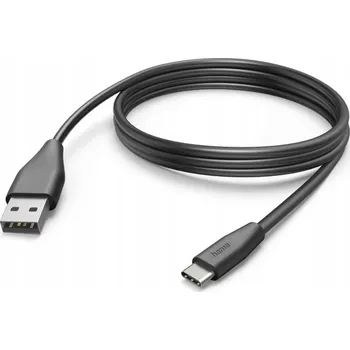 Datový kabel Kabel Hama USB - USB typ C 3 m černý