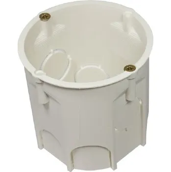 Elektroinstalační krabice Instalační krabice pod omítku PK60 LUX hluboká bílá 60mm A.0001LD Pawbol