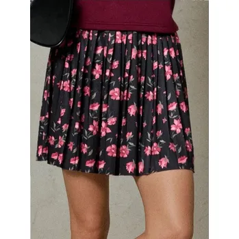 Dámská sukně Sinsay - Plisovaná květovaná mini sukně - vícebarevná - 134FJ-MLC - 134FJ-MLC-XXL