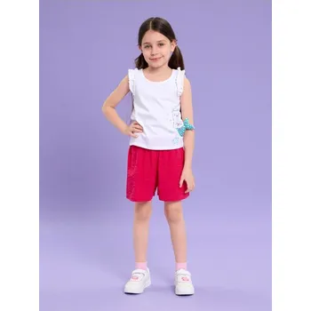 Dívčí oblečení Sinsay - Tričko s krátkým rukávem - bílá - 825DR-00X - 825DR-00X-104