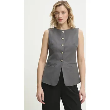 Dámská vesta Vesta Answear.LAB 15606.fos šedá 90X, vel. L