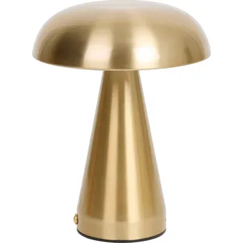 Lampička Stolní lampa zlatá LED houbička bezdrátová noční náladová lampička kovová