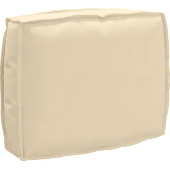 Polštář vidaXL Polštář Béžová 50 x 40 x 12 cm Oxford látka [42001461]