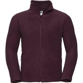 Pánská mikina Russell Pánská outdoorová fleecová mikina R-870M-0 Burgundy 4XL