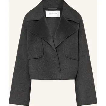 Dámský blejzr Mrs & Hugs Dámská Bunda Hranatého Střihu, tmavě šedá, 38
