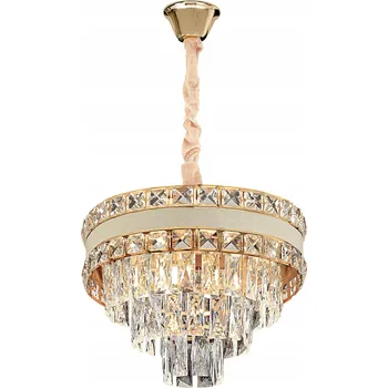 Závěsné svítidlo TOOLIGHT zlaté glamour 5-bodové E14 40 cm