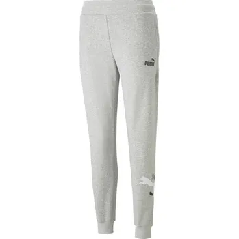 Dámské oblečení Dámské tepláky Puma ESSENTIALS+ PANTS XS Šedá, Černá, Bílá