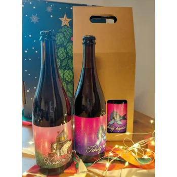 Pivo Vánoční Clock 2x0,7l v karton