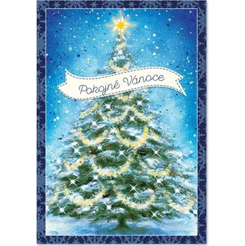 Ditipo Hrací přání vánoční POKOJNÉ VÁNOCE / melodie Tichá noc 6680644