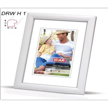 Rám na obraz Rámeček dřevěný DRWH 30x30cm, bílý r090041