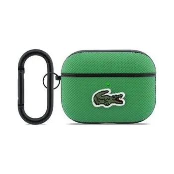 Lacoste Petit Pique Croc Logo Patch Pouzdro pro AirPods Pro 3 Green