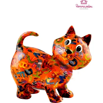 Pokladnička Pomme pidou Pokladnička velikost M - KOČKA KIKI 2 oranžová p710116