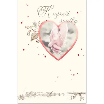 Ditipo Blahopřání K - K VÝROČÍ SVATBY (ruce v srdci) 6890584