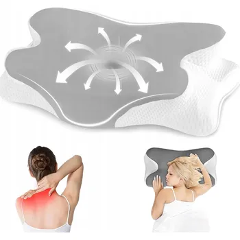 Polštář ORTOPEDICKÝ POLŠTÁŘ S PROHLUBNÍ PRO SPANÍ NA BOKU, PROFILOVANÝ, VELKÝ