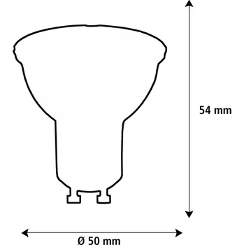 Lampička SEGULA LED žárovka GU10 6W reflektor stmívatelné 10° Ra90 bílá
