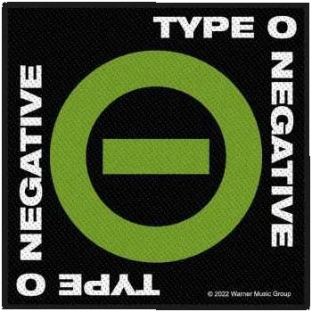 Nášivka Merch Type O Negative: Nášivka Negative Symbol