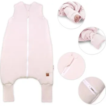 Spací pytel pro miminko Teplý spací vak se zahrnovacími nohavičkami, Soft Hand Made, pudrově růžový, vel. M