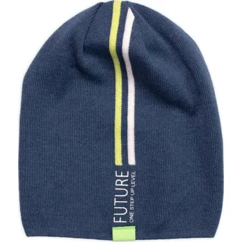 Pokrývka hlavy Jarní, podzimní čepice FUTURE, modrá, 40-46 cm