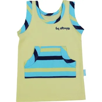 Kojenecké oblečení Nicol Košilka na ramínko, tílko vel. 98 - LVÍČEK, žlutá