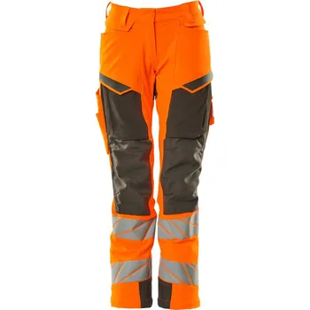Dámské kalhoty MASCOT® Kalhoty s kolenními kapsami Hi-vis oranžová/tmavě antracitová Velikost: 34