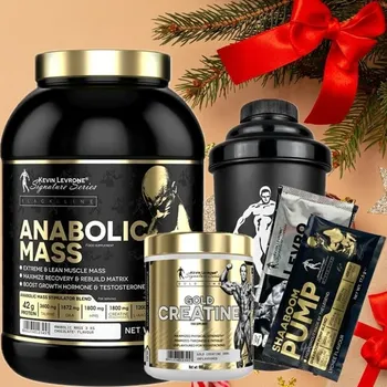 Sport AKCE Kevin Levrone Mass 3000 g + Gold Creatine 300 g + ZDARMA Šejkr 500 ml + 2x vzorek Příchuť: vanilka