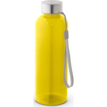 Láhev ENDERS M. Recyklovaného PET (100% rPET) láhev s lesklým průsvitným povrchem 600 ml - Žlutá