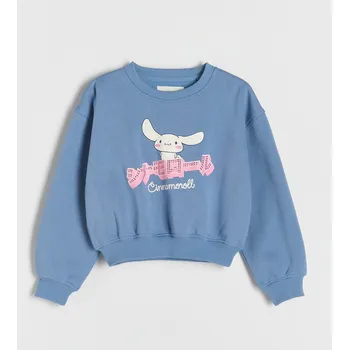 Dívčí mikina Reserved - Mikina Cinnamoroll - bleděmodrá - 450DB-05X - 450DB-05X-158
