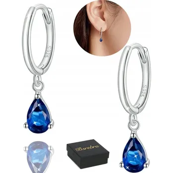 Náušnice STŘÍBRNÉ NÁUŠNICE RYZOST 925 VISACÍ STŘÍBRO Anglické Zapínání Kapka Vody