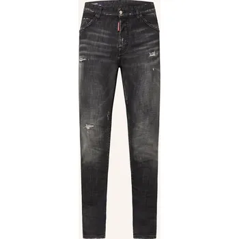 Pánské džíny dsquared2 Pánské Džíny Teddy Extra Slim Fit, 900 black, 40