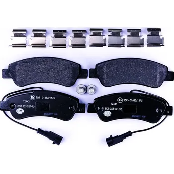 Brzdová destička Sada brzdových destiček, kotoučová brzda HELLA 8DB 355 021-901