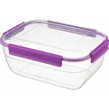 Dóza na potraviny Obdélníková dóza na potraviny 2,2 l hermetická se 4 klipy