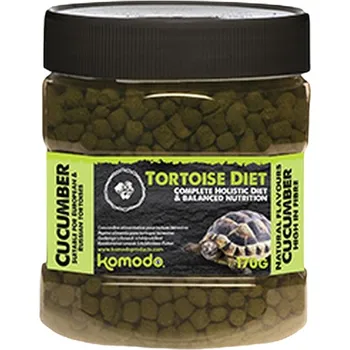 Akvaristika Komodo Tortoise Diet pro suchozemské želvy 170 g okurka