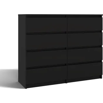 Komoda Komoda TopEshop 120 x 40 x 97 cm černá matná