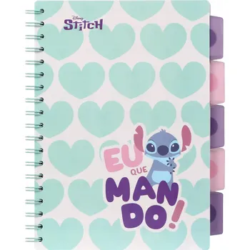 Sešit B5 s motivem Lilo a Stitch Patio, 100 listů, linkovaný