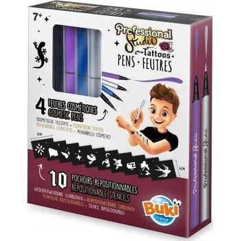 kreativní sada BUKI - kreativní sada - Fixy na vytváření tetování se vzory - LEO