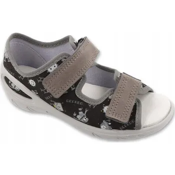 Chlapecké sandály Befado dětské sandály textilní černé velikost 28