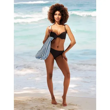 Dámská móda Sinsay - Dámské plavky horní díl - tmavě hnědá - 653AO-89X - 653AO-89X-80D-1