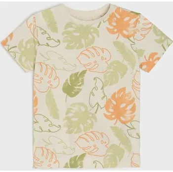 Oblečení a móda Sinsay - Tričko s krátkým rukávem - béžová - 246DC-02X - 246DC-02X-98