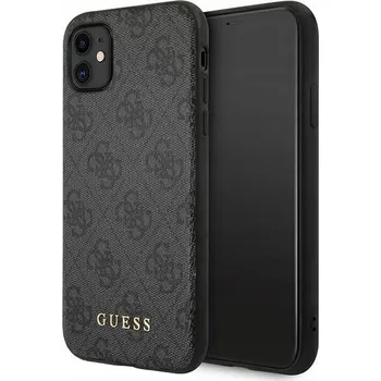 Pouzdro na mobilní telefon Guess Zadní Kryt pro Apple iPhone 11 šedý