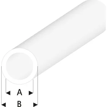Raboesch profil ASA trubka transparentní 4x5x330mm (5)