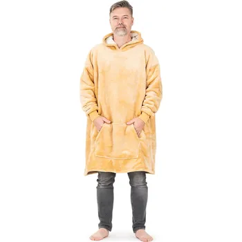 Pánská mikina 4Home Beránková mikina mikroplyš Beige, uni L - pánské, béžová