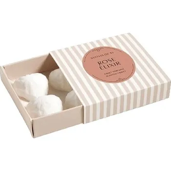 Vůně do bytu Mathilde M. - ROSE ÉLIXIR, vonný vosk tvarovaný 4ks (srdíčka) m790036