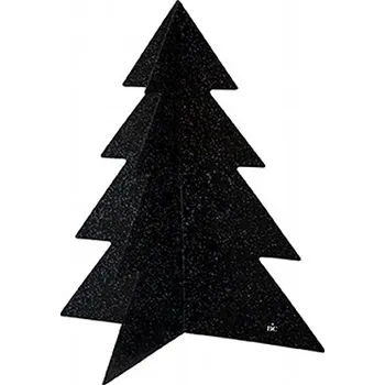 Bastion Collections Dekorace Xmas TREE - BLACK, střední 20 cm b420071