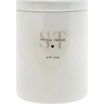 Dóza na potraviny Bastion Collections Dóza ST WITH LOVE in black/titane, 750ml b400186