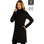 Dámská fleecová mikina LITEX dlouhá na zip černá Barva: černá, Velikost: L