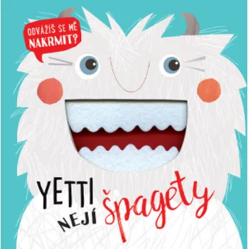 První čtění Knížka/leporelo Yetti nejí špagety