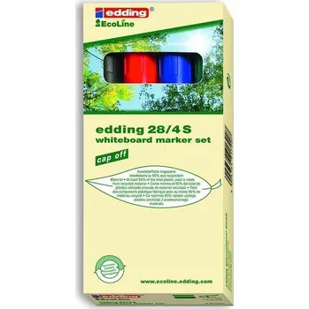 Zvýrazňovač Edding Popisovač na bílé tabule EcoLine 28 - sada 4 ks