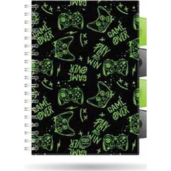 Coolpack KROUŽKOVÝ BLOK A5 PP 100K čtvereček GAME NIGHT