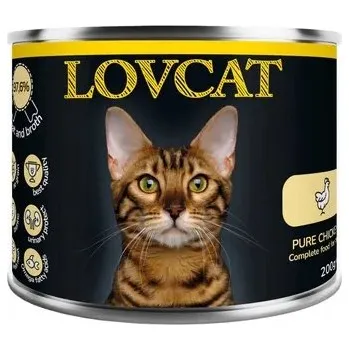 Krmivo pro kočku Mokré krmivo pro kočky Lovcat kuře v sadě 1 ks 0,2 kg