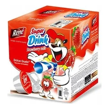 Kapsle do Dolce Gusto Café René Strawberry Milk 16 ks
